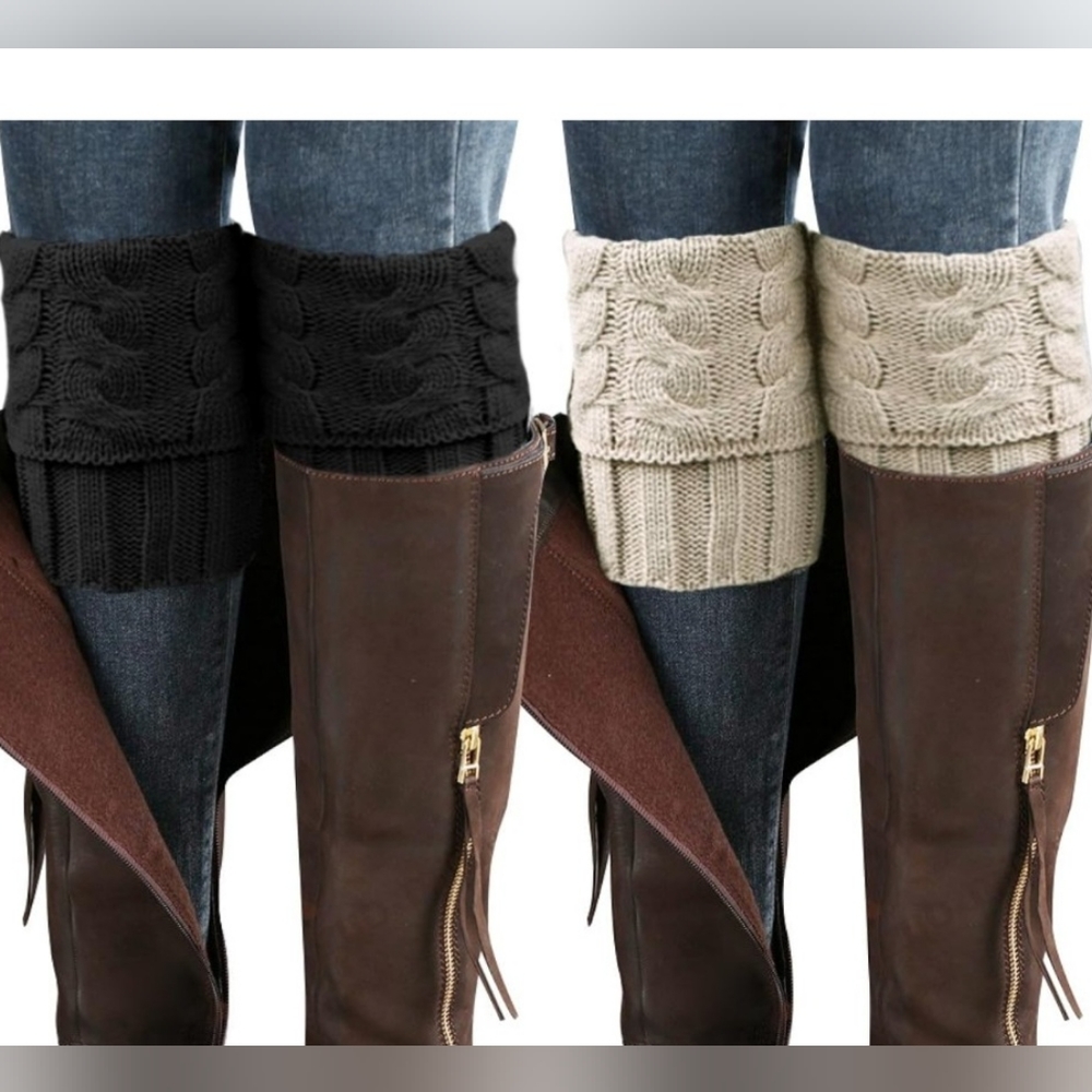 Set of 2 Hue boot toppers
